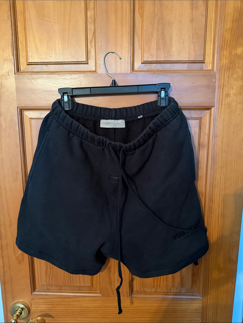 Fear of God Black Women's Drawstring Fleece Shorts